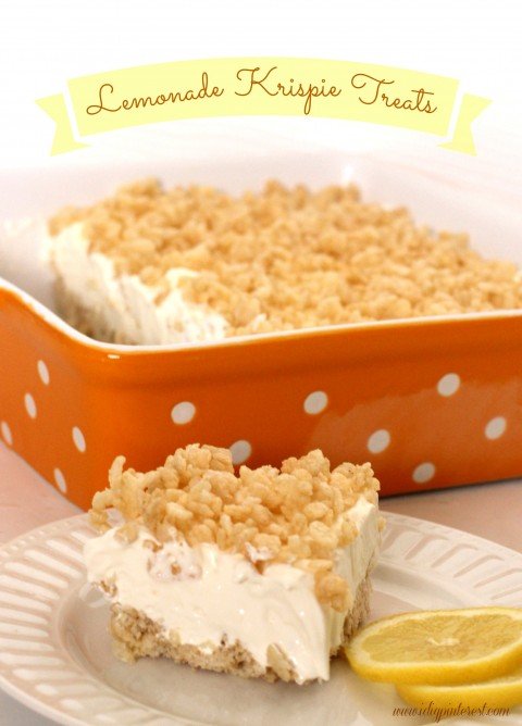 lemonade krispie treats